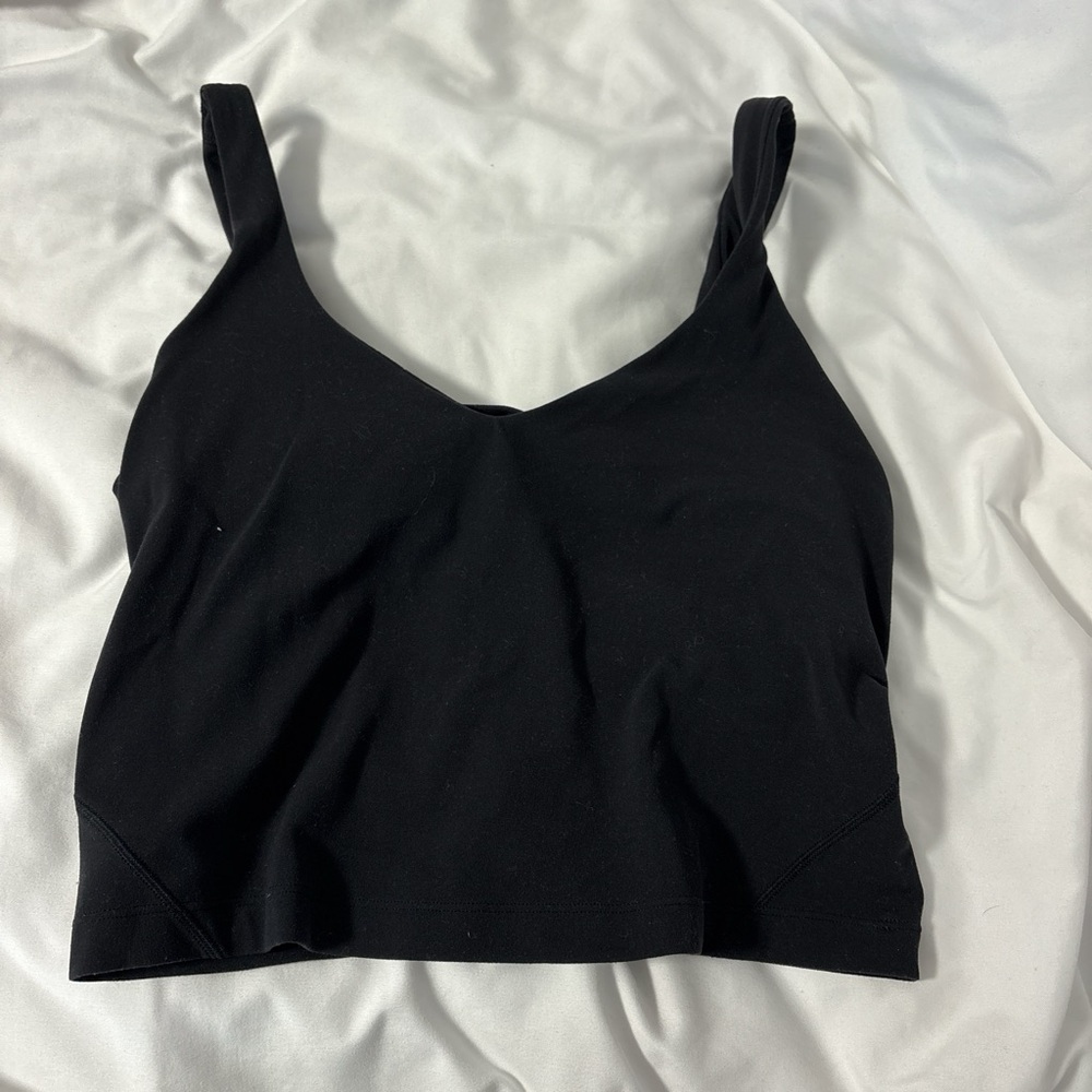 lululemon athletica Black Crop Top